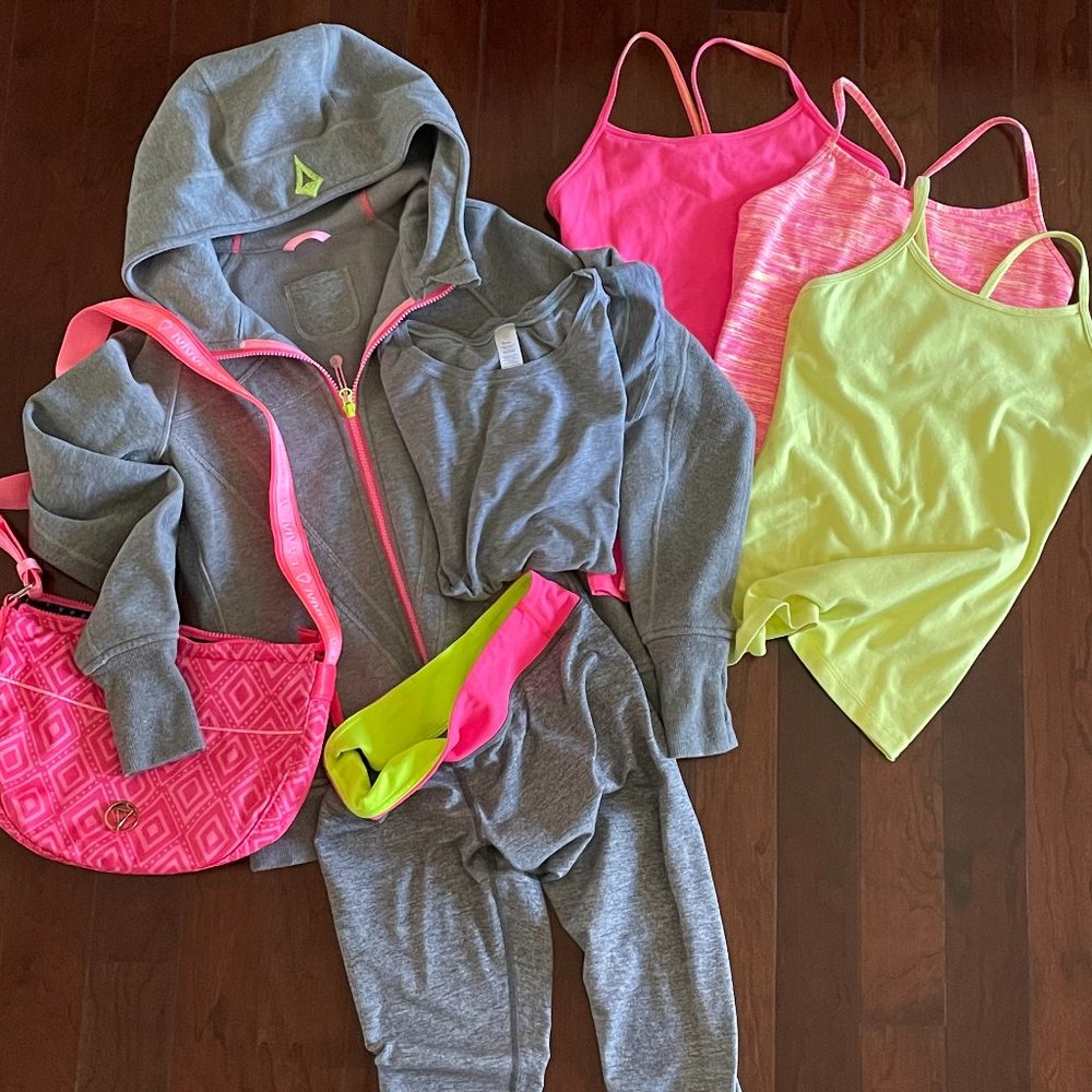 IVIVVA Collection Size 14 Neon Pink Yellow Gray